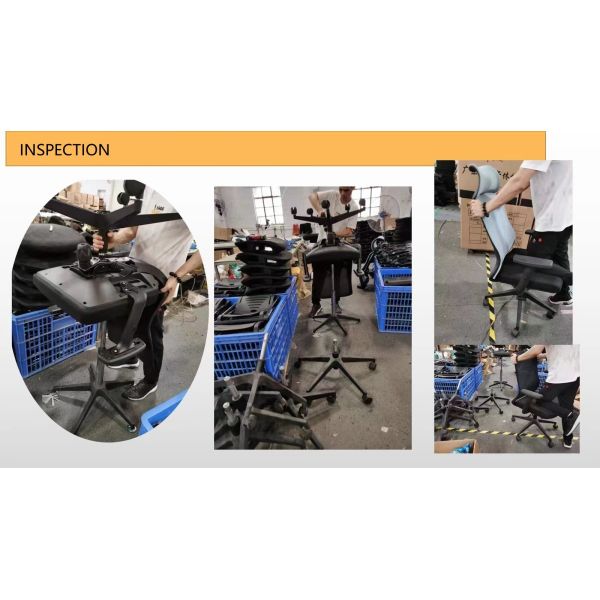 Aluminium Ergonomic Footrest Office Chair With 5D Linkage Armrest