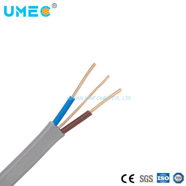 BVVB/Blvvb Flat TPS Cable Twin and Earth Electrical Wire 1sqmm 1.5sqmm 2.5sqmm Earth Cable