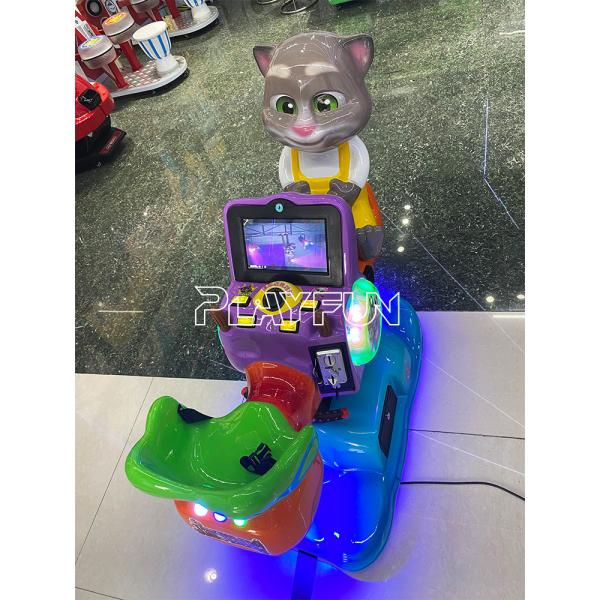 Desporto Interior de Alta Qualidade Amusement Kids Happy Rocking Swing Car Coin Operado Game Machine Kids Rides Game Seesaw Game