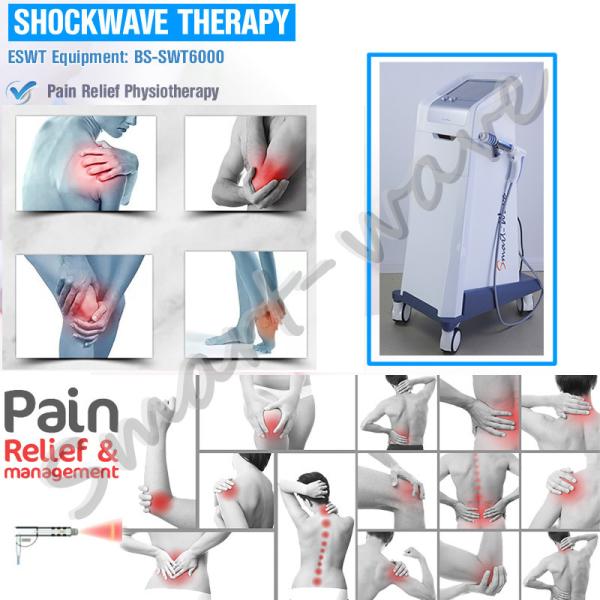 Extracorporeal Smartwave ESWT Shockwave Therapy Machine For Heel Pain , Plantar Fasciitis