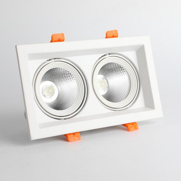 15W Aina Square Double Head Surface Mounted Spotlight for Bedroom Living
