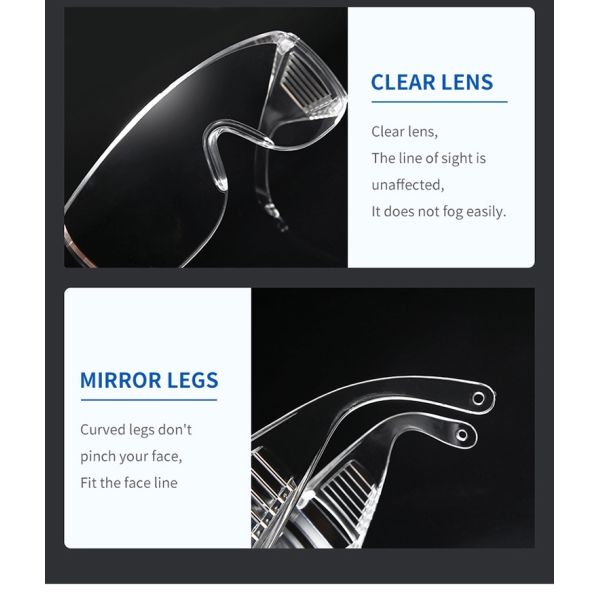 Safety Medical Protective Glasses Medical Eye Disposable Fog Glasses