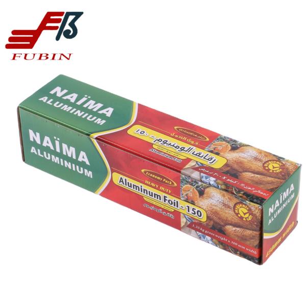Soft Temper Silver Household Aluminum Foil Roll Environmentally Friendly