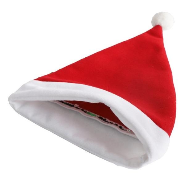 Personalized Sublimation Christmas Hats Shiny Sequin Christmas Cap For Sublimation Printing