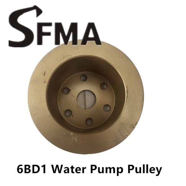 Iron OD140 Water Pump 6BD1 Engine Fan Pulley