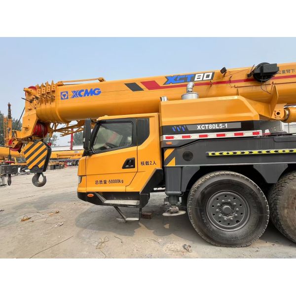 XCMG XCT80 Used Truck Crane 80 Ton Engineering Construction Machine