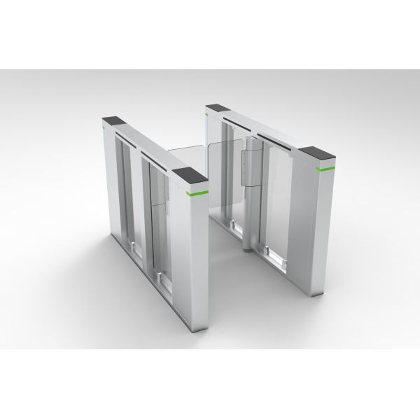 Fast Speed Stainless Steel Swing Barrier Turnstile Gate IP54 Security Turnstile Gate