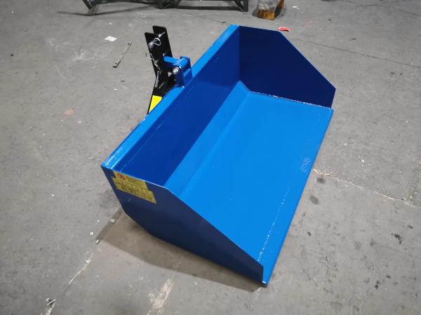 TSCP - Tractor 3 Point Tipping Trip Scoop; Farm Transport Box For Compact Tractor ;Dirt Scoop