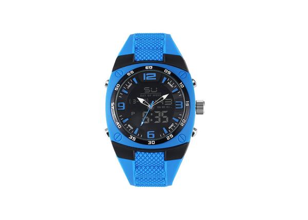 Big Size Digital Alloy Case Watch Water Resistant TPU Strap ROHS Certification
