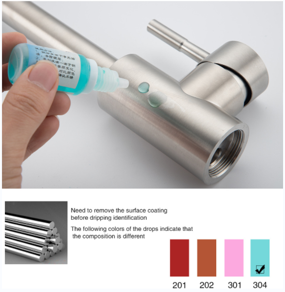 Finition élevée de SN de Chrome Matte Black Gold de robinet d'évier de cuisine d'arc d'acier inoxydable