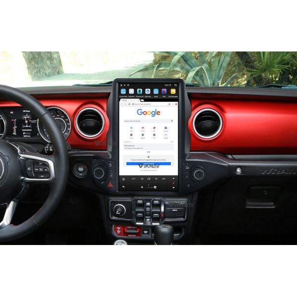 Авторадио для Jeep Wrangler (2018-2021) 13,6 дюйма GPS навигация DVD мультимедиа авто стерео 2din