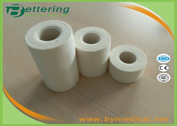 Cotton Tearable Zinc Oxide Adhesive Plaster Tape with 1 / 2 / 3 / 4 Width