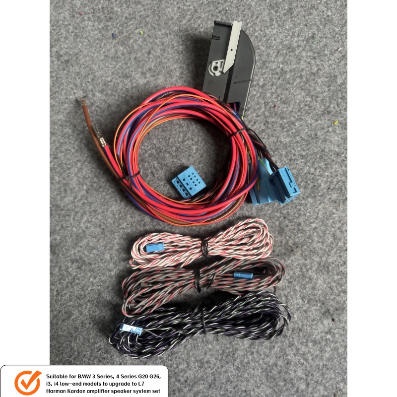 Original for BMW 3/4 Series G20 G26  CAR AUDIO Amplifier Wiring Kit Harness L7 Harman Kardon Amplifier Audio Speaker System