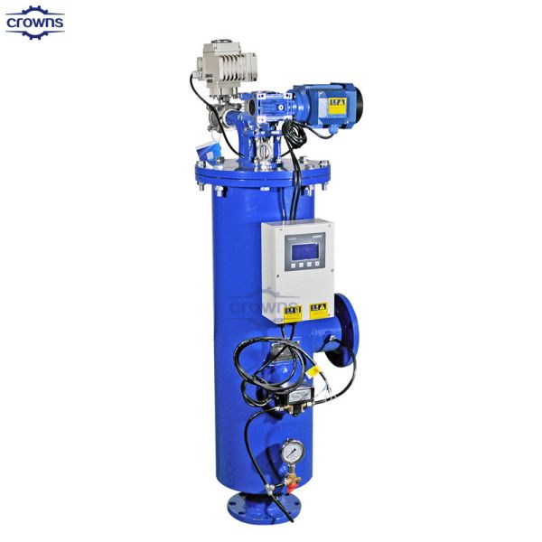 t type Automatic Clean Water Strainer Industrial Use Cooling Water Self cleaning Filter