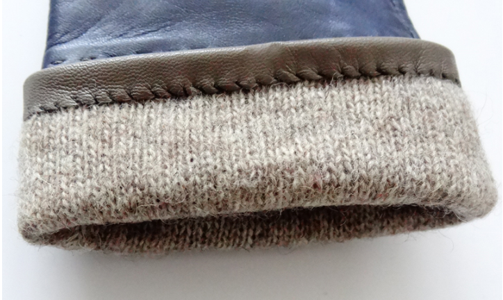 Customized Fashion Ladies Genuine Sheepskin Gloves Wool Lined Soft Feeling