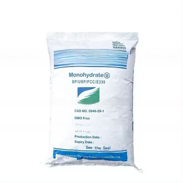 Shelf Life 12 Months Citric Acid Monohydrate/Anhydrous for Food and Beverage Industry