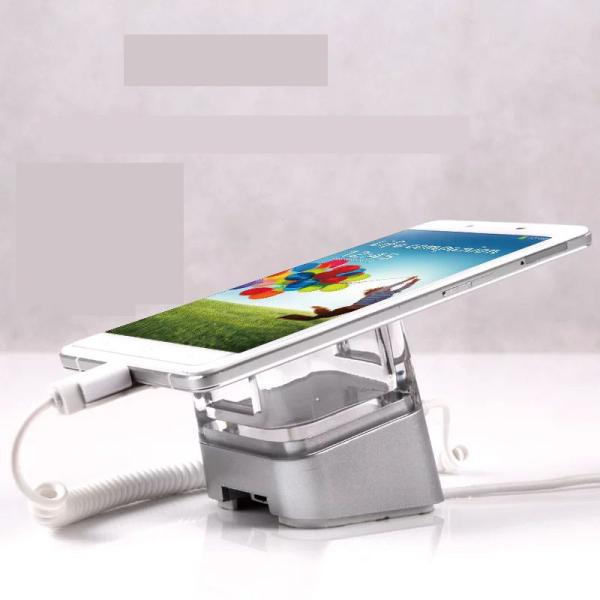 COMER cellphone alarm acrylic display racks, mobile Security Stand anti-theft devices