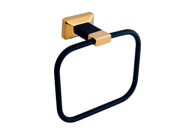 Produtos de banheiro Parede - Toalha quadrada montada Anel de material de latão Banheiro