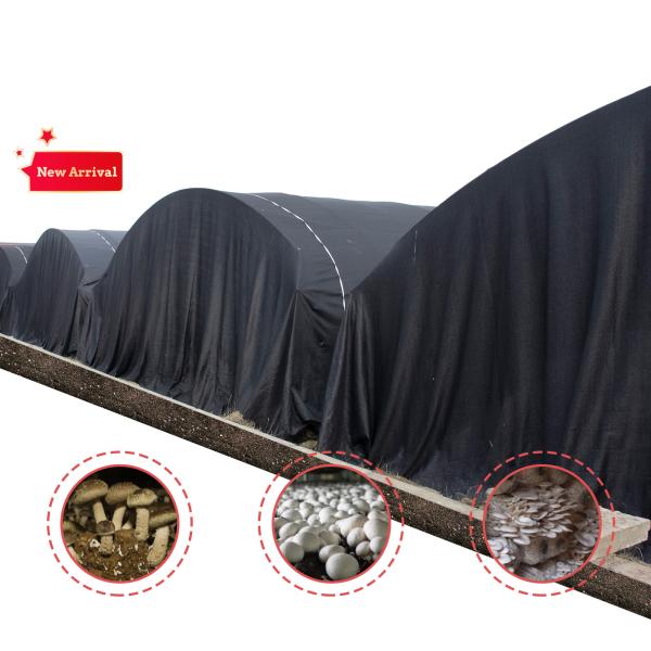 Baolida Double Layer Single Span Shade Net Greenhouse Blackout Mushroom Cultivation