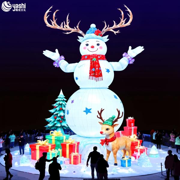 Large-scale Christmas Outdoor LED Lighting Installation