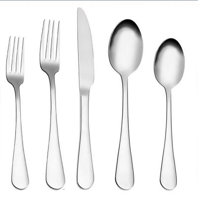 Forquilha de aço inoxidável da faca 304 e grupo da colher para o jantar excelente