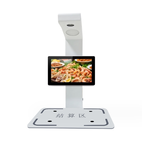 15.6 Inch Smart Dish Recognition Kiosk Intel 8MP Surveillance Camera Capacitive Touch Android Windows OS SDK Enabled Restaurant