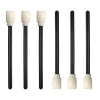 Impressora principal Cleaning Foam Swabs do formato da esponja quadrada lisa com punho preto