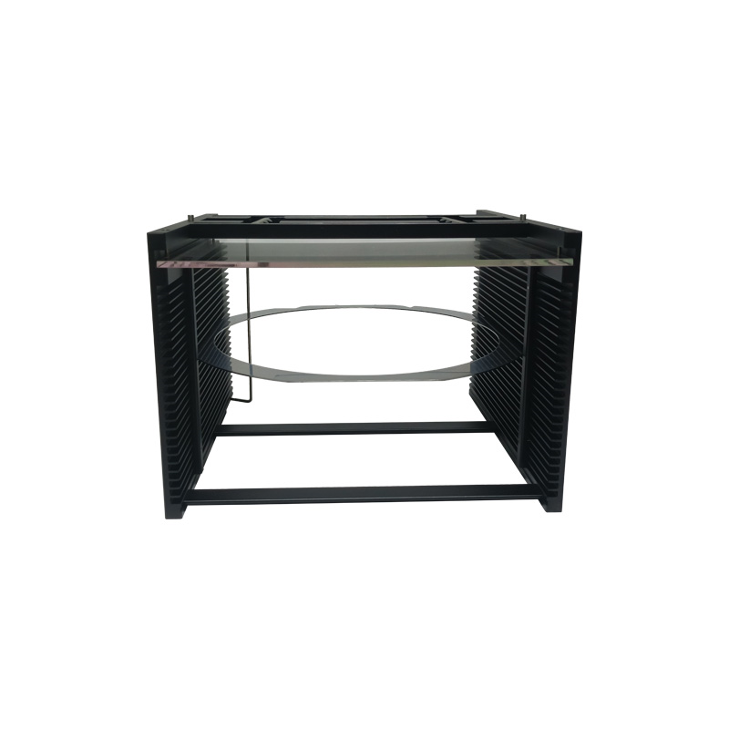 8 Inch 25 Slot Black Metal Wafer Load Cassette With Ultra-High Temperature Resistance