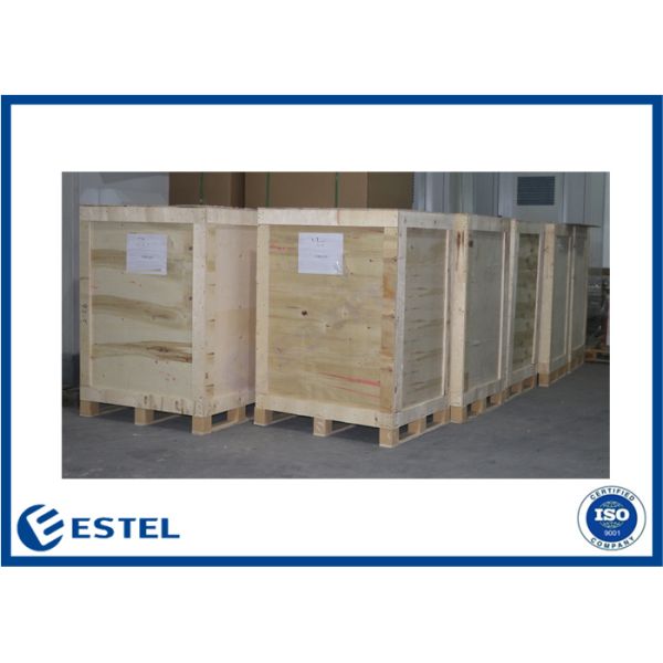 IP55 приложения сети 19 дюймов шкаф телекоммуникаций погодостойкого на открытом воздухе