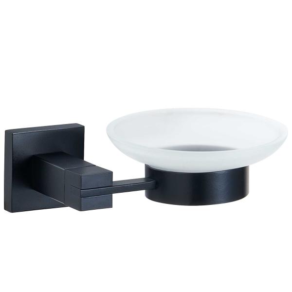 Satin Soap Case Wall Mounted Glass 304 Stainless Steel Bathroom Soap Holder