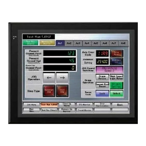 Omron HMI Touch Screen NS10 TV01B V2 10.4 inch TFT LCD 640 by 480 VGA resolution 256 colors Ethernet USB RS232C IP65 protection