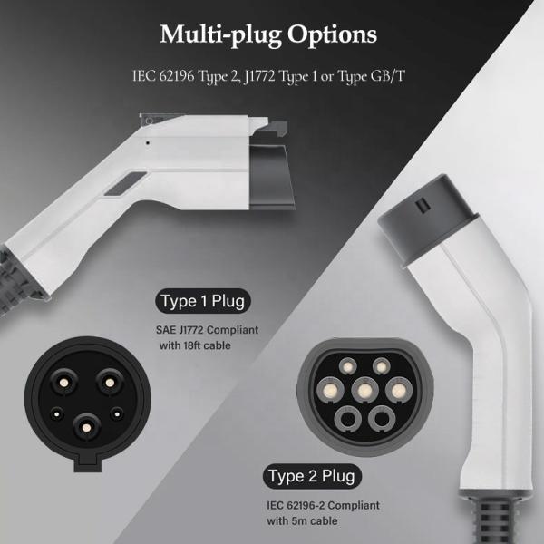 32A Single Phase Electric Car Charger Point EVSE Wallbox 240VAC 7KW