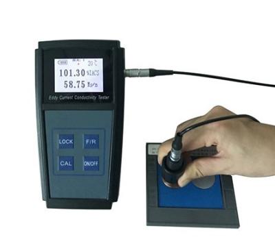 O medidor Handheld da condutibilidade elétrica de corrente de redemoinho para a água Metals o alumínio