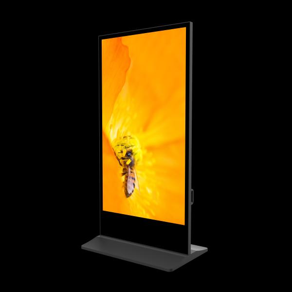 Floor Standing 75 Inch Lcd Advertising Player 4K Vertical Monitor Totem Touch Screen Kiosk Display Digital Signage