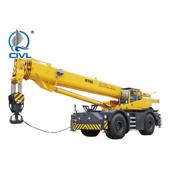 Yellow 100 Ton All Terrain Crane XCMG QY100K-I  Max. Travel Speed 80 Km / H Telescopic Boom Crane
