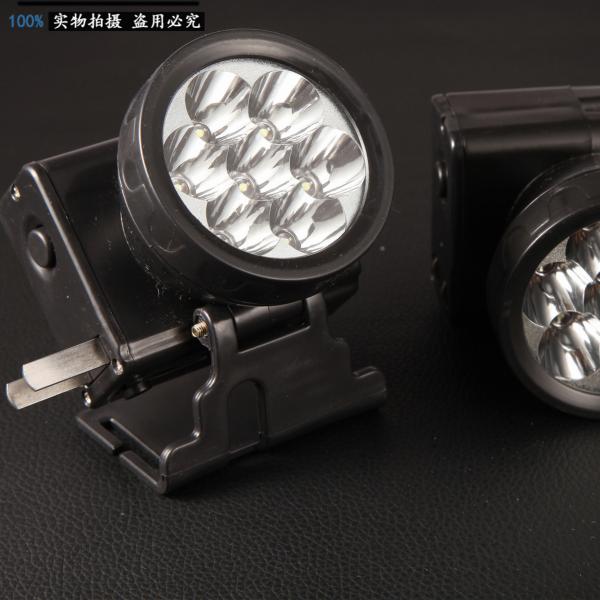 7 Led Lamps High Bright Led Flashlight/Headlamp Light with 2 Files for Camping/Bicycle