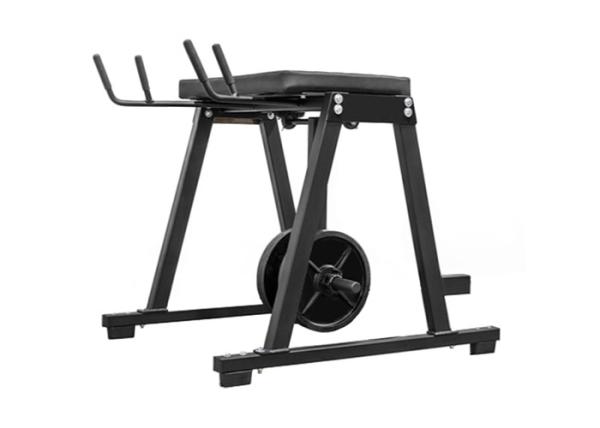 Black Full Gym Equipment Hammer Strength Plate Loaded Reverse Hyper Trainer
