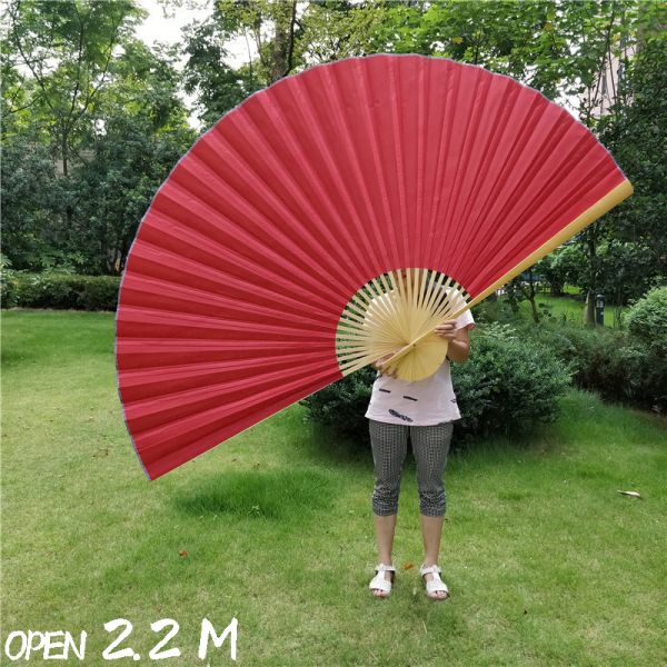 [I AM YOUR FANS]Bamboo Hanging Wall Fan Large Size Wall Mounted Fans for Wedding & Home Decor