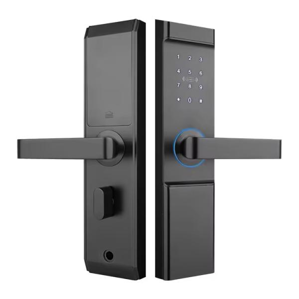 Anti Theft Hotel RFID Door Locks Stainless Steel Electronic Card Door Lock Waterproof