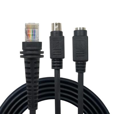 Cabos do varredor do código de barras do OEM 3m, cabo do teclado Ps2 para Honeywell 1300G 1400G