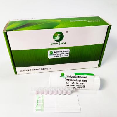 Essais rapides combinés du kit 96 de gentamicine de tétracyclines et d'essai de Quinolones/kit