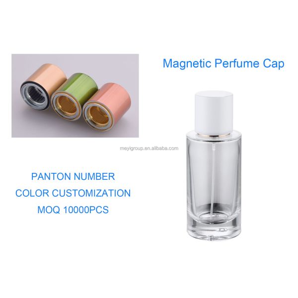 100ml Thick Bottom Glass Perfume Bottle with Black Metal Cap