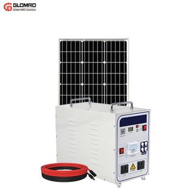 Do painel fotovoltaico solar exterior do sistema de gerador 300W800w1500w da casa equipamento de emergência móvel