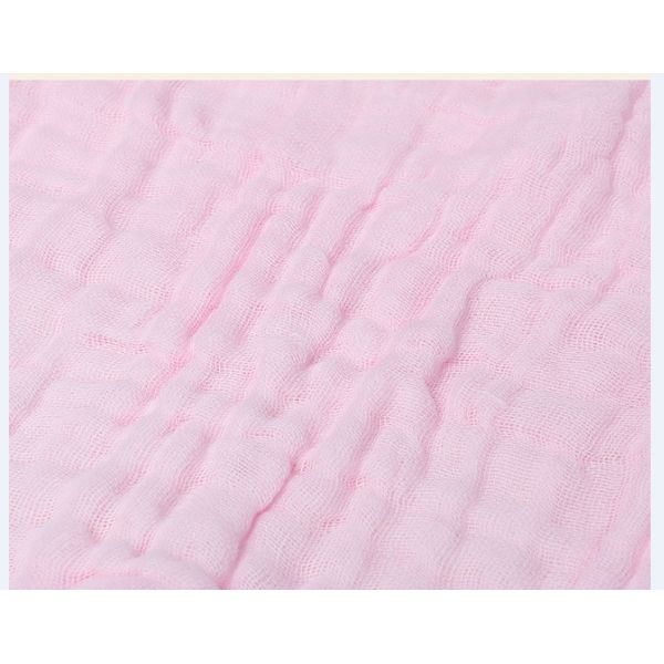 4 слоя 125-130GSM Crinkle ткань марли ткани марли красная