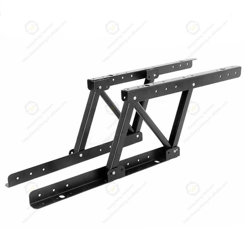 Modern Metal Top Coffee Table with Elevator-Lifting Mechanism for Dining Living Room or Bedroom