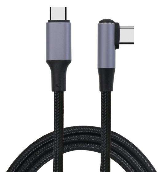 100cm Length Unbreakable Cable Sturdy Aluminum Alloy and Tightly Woven Nylon Fabric in Classic Black