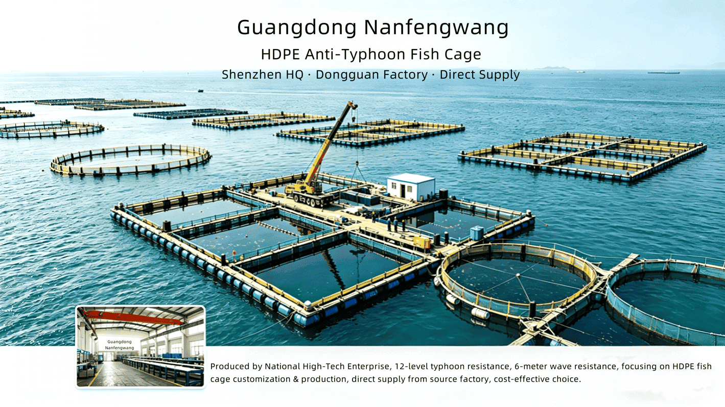 Light Reinforced River Square Cage for Gentle Current Inland Waters