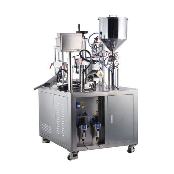 Машина косметического руководства трубок пластмассы лосьона тела машины завалки трубки краски волос проводника волос заполняя герметизируя