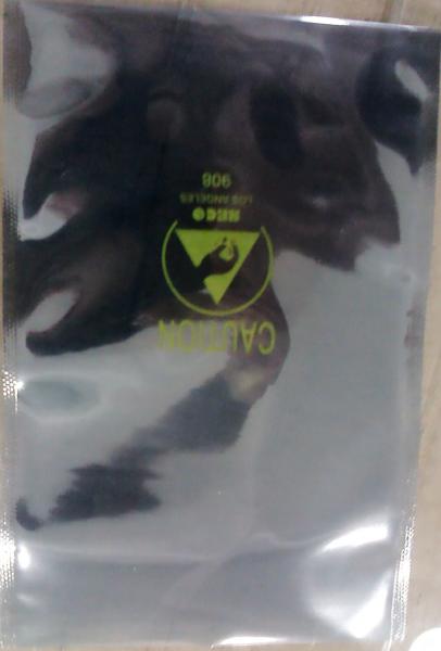 Thickness 0.075mm Printed logo HDD LDPE ESD Anti Static Bags