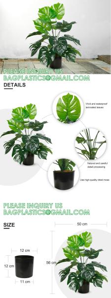 Artificial Bonsai Tree Juniper Faux Plants Indoor Fake Plants Decor with Ceramic Pots for Home Table Office Desk